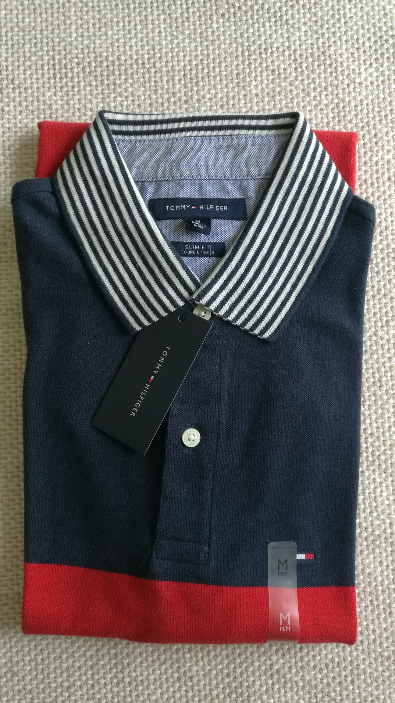 TOMMY HILFIGER 男士POLO体恤，Slim F